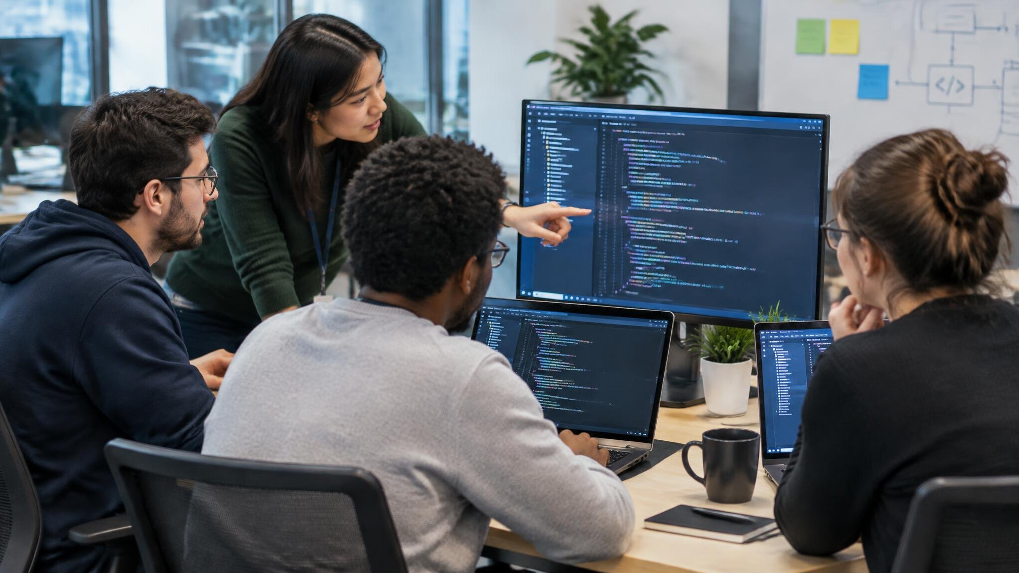 corporate programming team