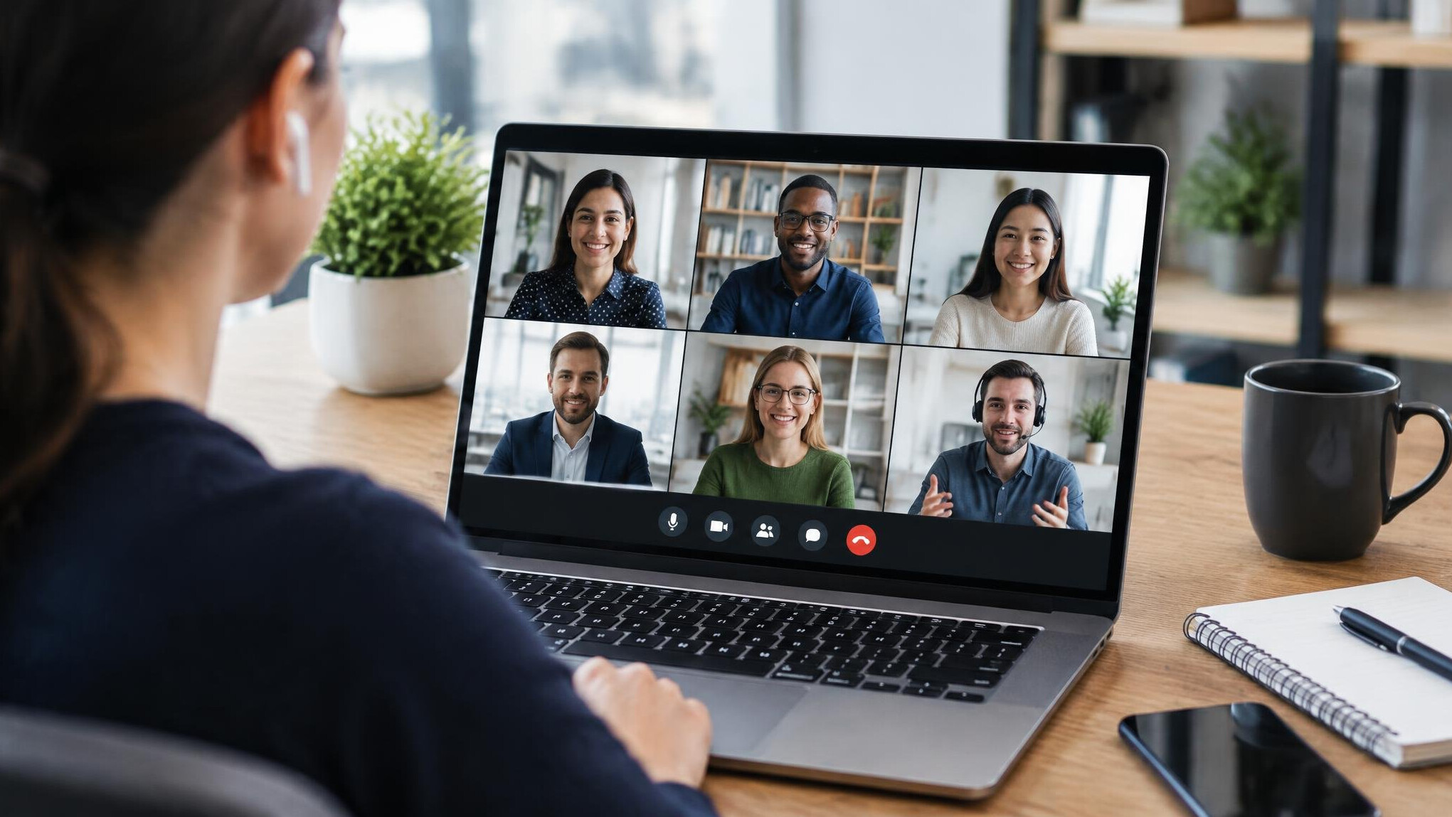 team video conference call
